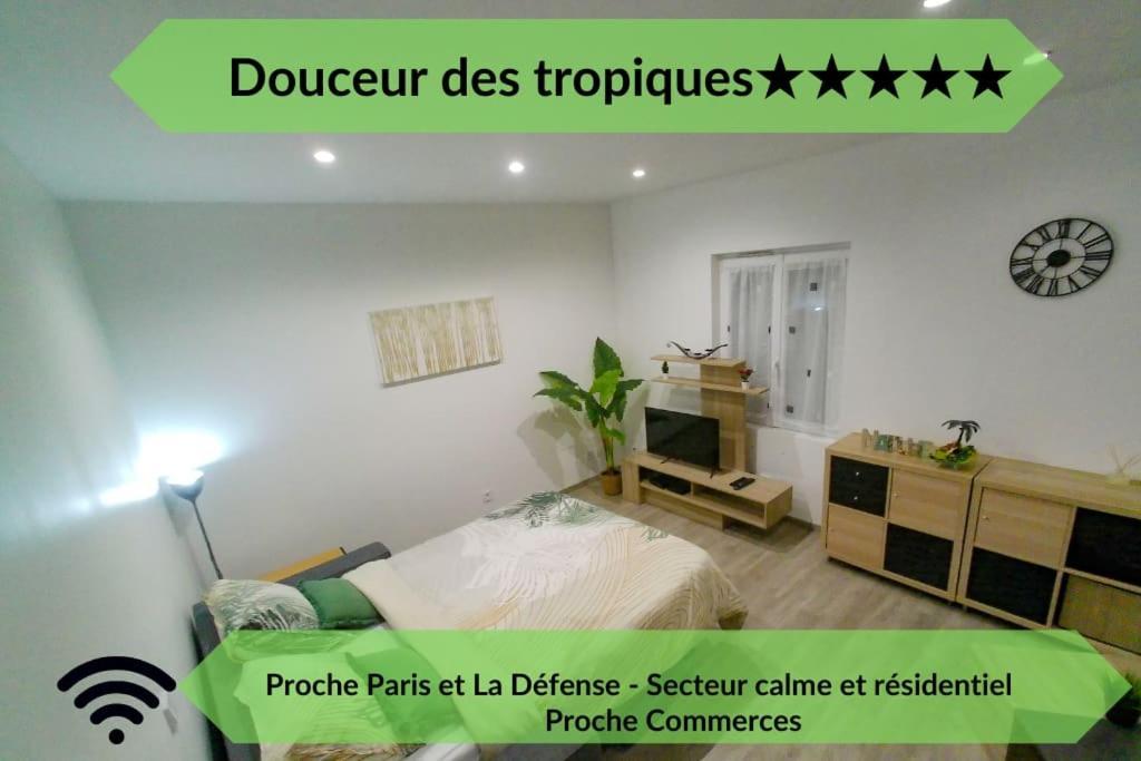 Ferienwohnung *Douceur Des Tropiques*Parisis Argenteuil Exterior foto